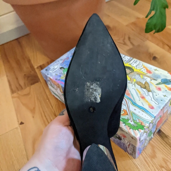 Jeffrey Campbell Mule with Chrome Heel - Picture 4 of 4